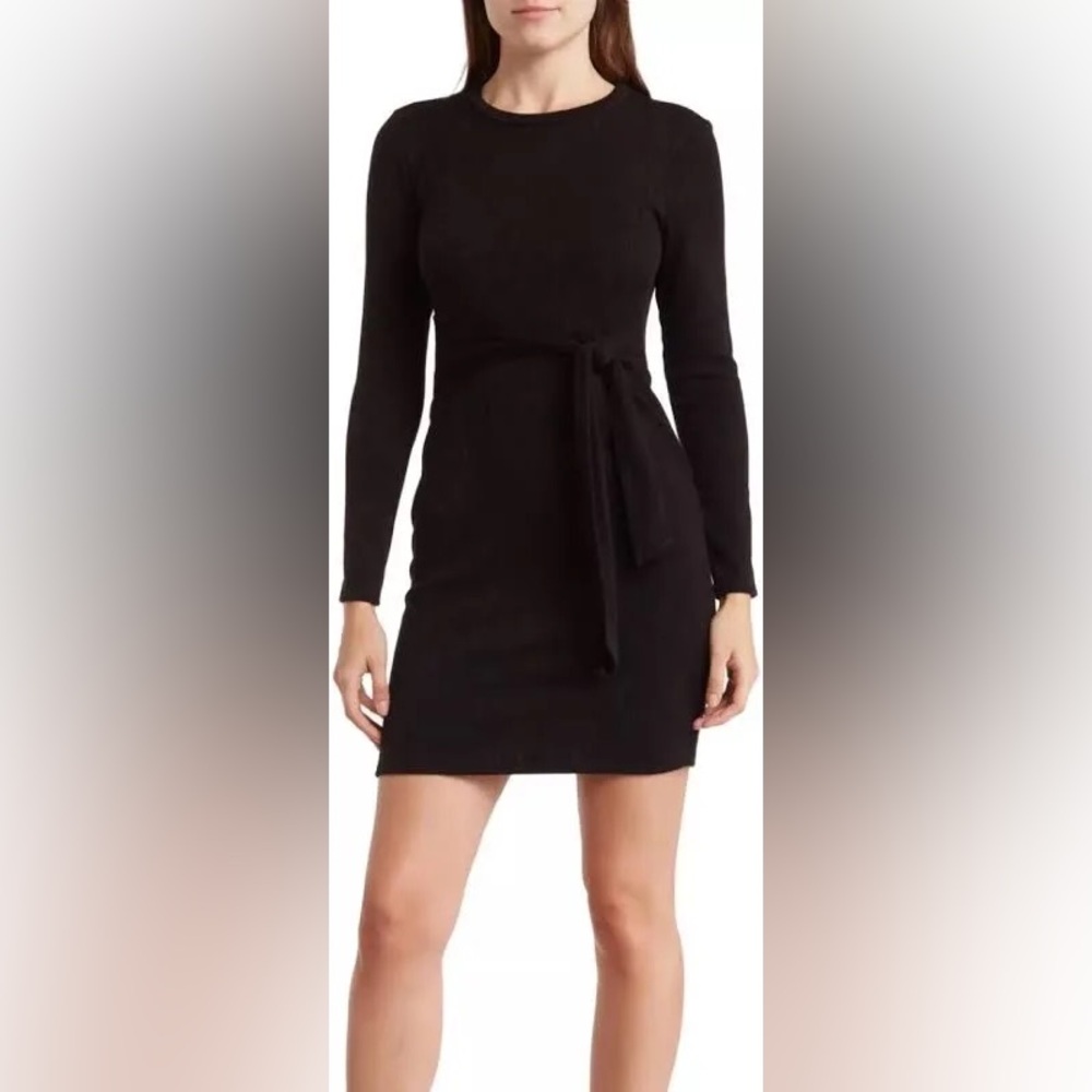 Tash + Sophie Chic Black Long Sleeve Dress